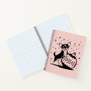 Notitieboekje met een schattige Chihuahua Notitieboek