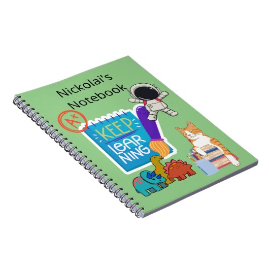 Notitieboekje met eigen naam, Terug naar school no Notitieboek (Rechterzijde)