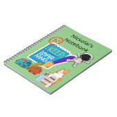 Notitieboekje met eigen naam, Terug naar school no Notitieboek (Linkerzijde)