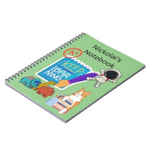 Notitieboekje met eigen naam, Terug naar school no Notitieboek (Linkerzijde)