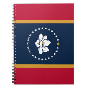 Notitieboekje met vlag van de staat Mississippi, V Notitieboek