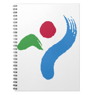 Notitieboekje met vlag van Seoul, Zuid-Korea Notitieboek