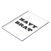 Notitieboekje Navy Brat Notitieboek (Linkerzijde)