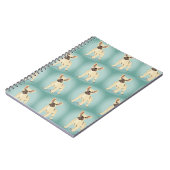 Notitieboekje voor bulledog van kleur notitieboek (Linkerzijde)