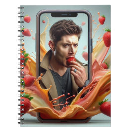 Notitieboekjes Dean met aardbeien Notitieboek