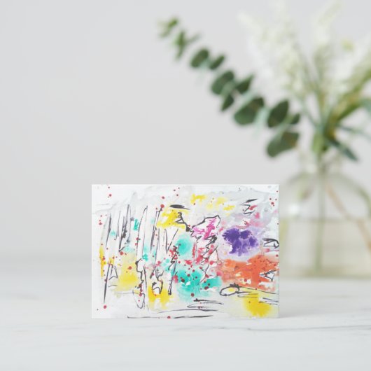 Notitiekaart (Staand voorkant)