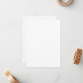 Notitiekaart en envelop 10,8 x 15,9 cm notitiekaartje (Voorkant / Achterkant in situ)