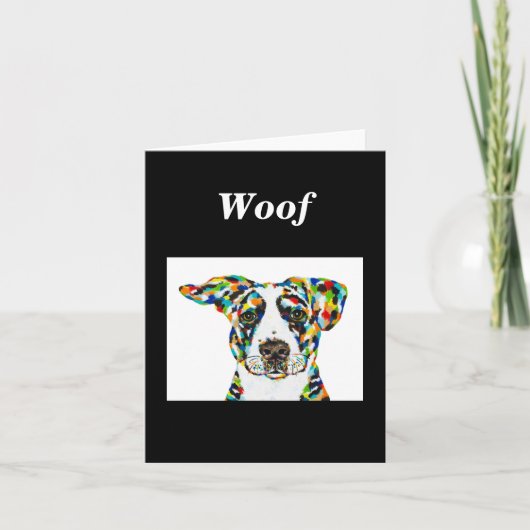 Notitiekaart Gemengd Ras Hond (Voorkant)