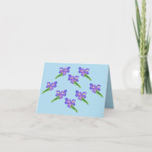 Notitiekaart : Iris Bloemen