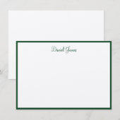 Notitiekaart met aangepaste naam notitiekaartje (Voorkant / Achterkant)