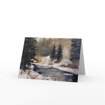 Notitiekaart van Sarvis in de winter, Steamboat Sp