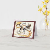 Notitiekaarten, "Dressage Arena" waterverf Kaart (Gele Bloem)