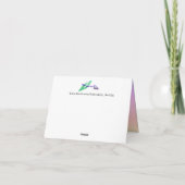 Notitiekaarten: Liefde van de vlinder Notitiekaartje (Achterkant)