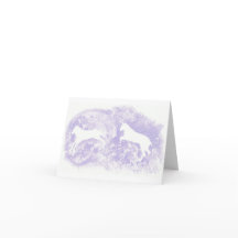 Notitiekaarten met Horse Design