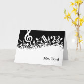 notitiekaarten VOOR MUZIEK-TEACHER (Gele Bloem)