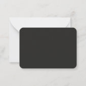 Notitiekaarten | Zwart & Witte Briefkaart (Achterkant)