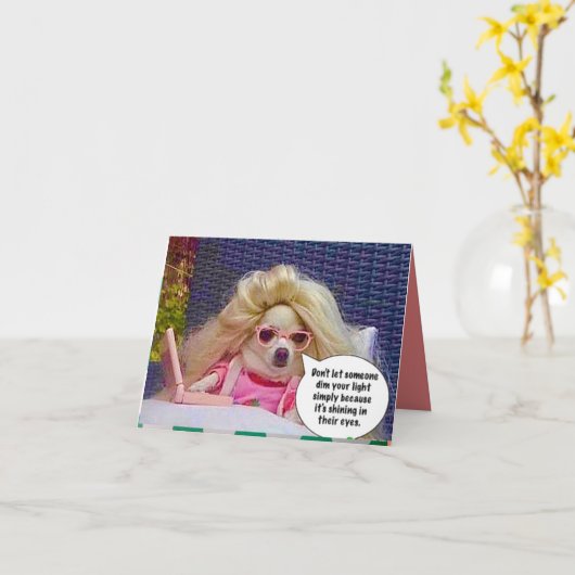 Notitiekaartje Kaart (Gele Bloem)