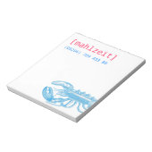 Notitiekaartjes voor restaurants notitieblok (Linkerzijde)