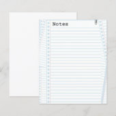 Notitiepapier (Voorkant / Achterkant)