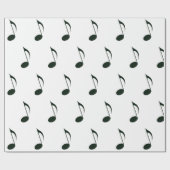 Notitiepatroon muziek cadeaupapier (Vlak)