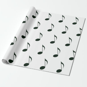 Notitiepatroon muziek cadeaupapier