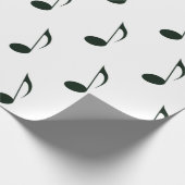 Notitiepatroon muziek cadeaupapier (Hoek)