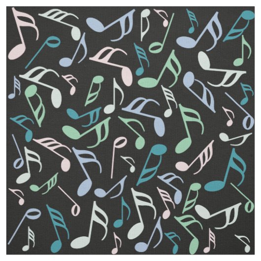 Notitiepatroon muziek stof (Swatch)