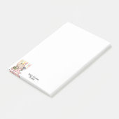 Notities Baby Meisje Streep  Post-it® Notes (Schuin)