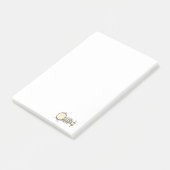 Notities Beige Victoriaanse Liefde Moeder Post-it® Notes (Schuin)