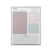 Notities bij dagplanning en takenlijsten notitieblok (Linkerzijde)