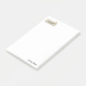 Notities Bumblebee Floral Beige  Post-it® Notes (Schuin)