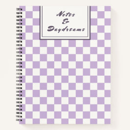 Notities & Droompjes | Lavendel Coquette Schakerin Notitieboek