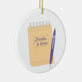 Notities en hoezen keramisch ornament (Rechts)