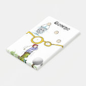 Notities Golfer  Post-it® Notes (Schuin)