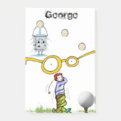 Notities Golfer  Post-it® Notes (Voorkant)