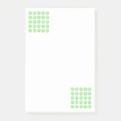 Notities groene bloemen post-it® notes (Voorkant)
