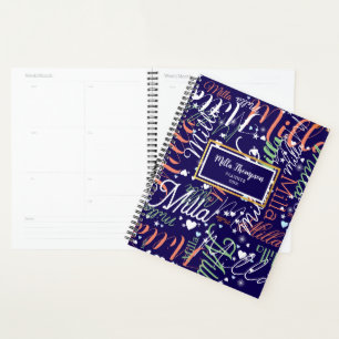 Notities Harten en sterren blauw Planner