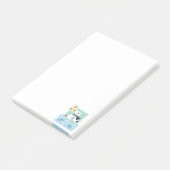 Notities IJsbeer Daisy Bloemen Post-it® Notes (Schuin)