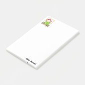 Notities Meisjesachtige Bloemen Post-it® Notes (Schuin)