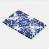 Notities met blauw-witte kleuren post-it® notes (Schuin)