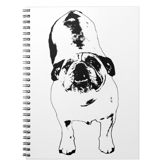 Notities met een Bulldog Notitieboek (Voorkant)