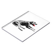 Notities met een Red-Tongue Lounger Notitieboek (Linkerzijde)