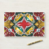 Notities met Los Angeles kleuren Post-it® Notes (Op bureau)