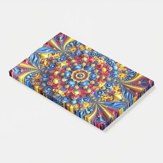 Notities met Roemeense kleuren Post-it® Notes (Schuin)