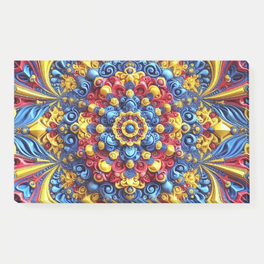 Notities met Roemeense kleuren Post-it® Notes (Voorkant)