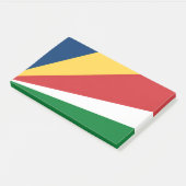 Notities met Seychellen kleuren Post-it® Notes (Schuin)