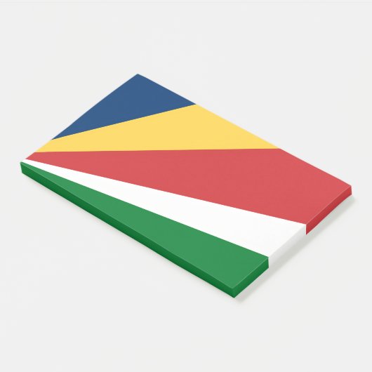 Notities met Seychellen kleuren Post-it® Notes (Schuin)