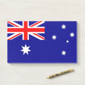 Notities met vlag van Australië Post-it® Notes (Op bureau)