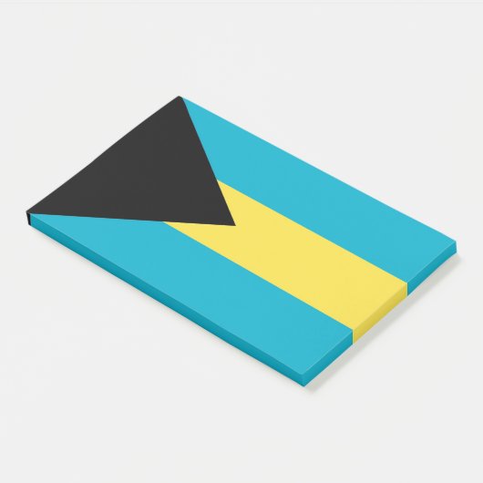 Notities met vlag van Bahama's Post-it® Notes (Schuin)