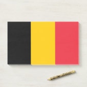 Notities met vlag van België Post-it® Notes (Op bureau)